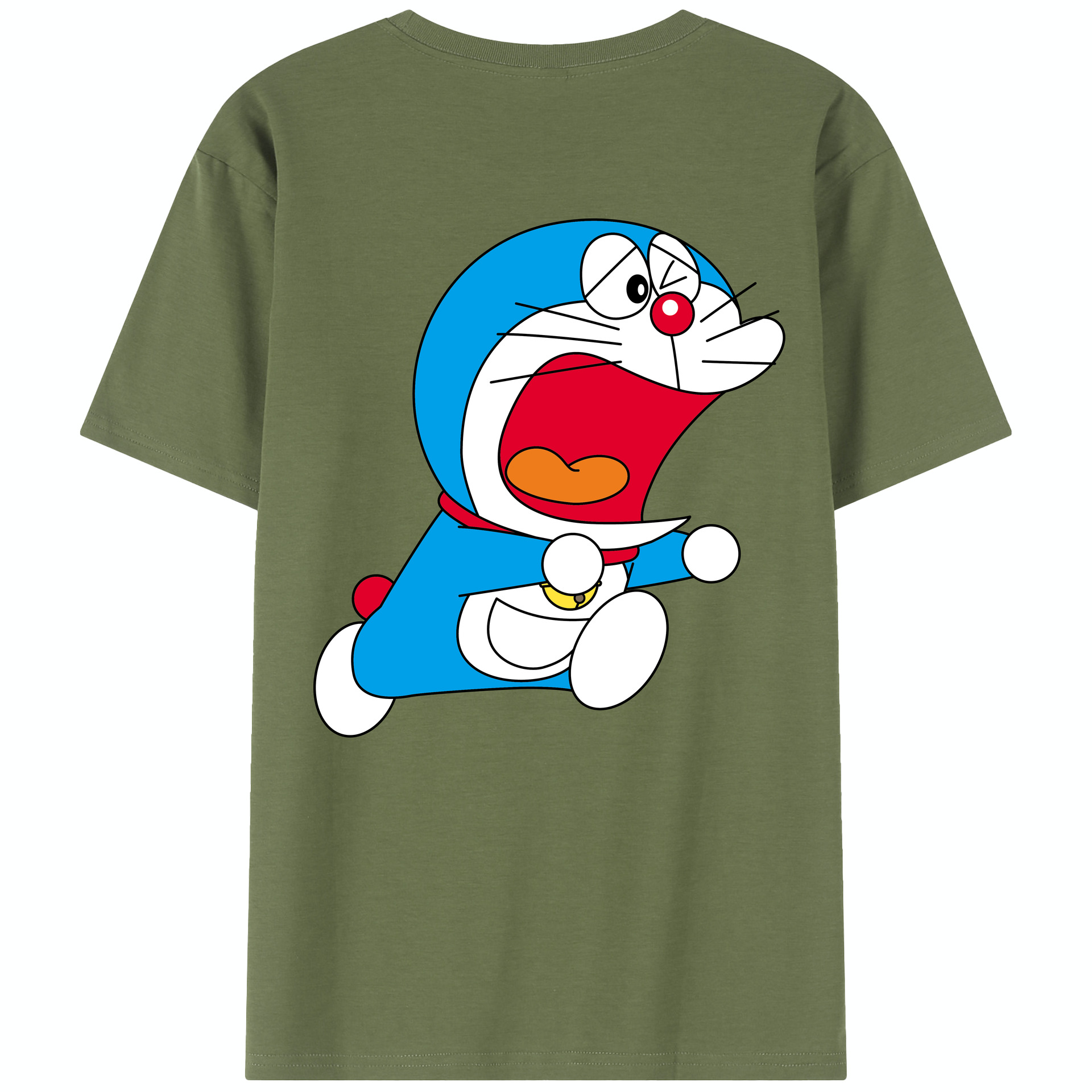 （画像用） ドラえもん Doraemon 綿100％半袖Tシャツ（背面プリント）